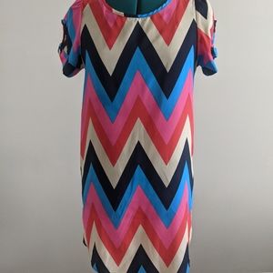 Many chevron dress